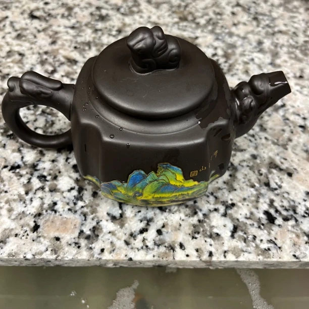 千里江山变色凤鸣壶