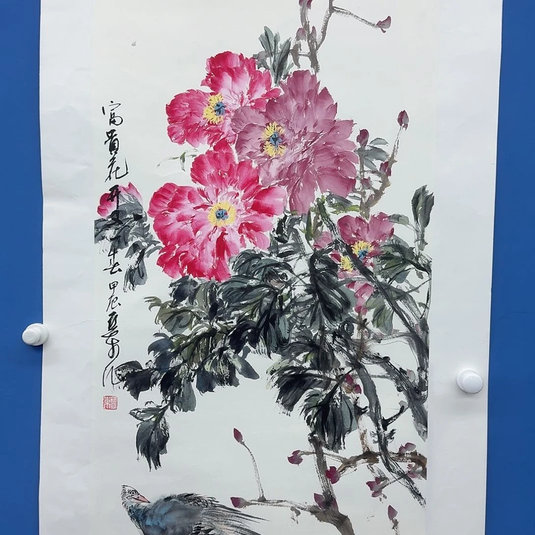国画多次参加国内外大型