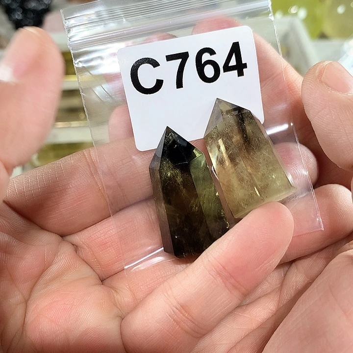 黄晶天然水晶柱子C764未镶嵌幸**?