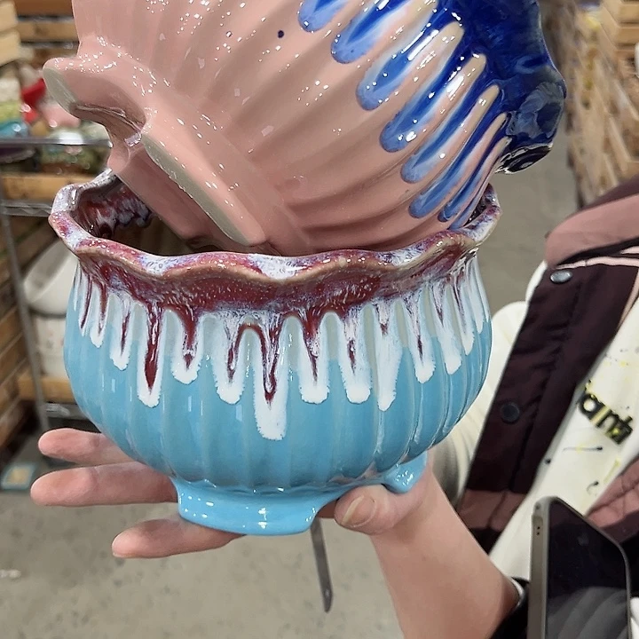 陶瓷陶瓷多肉植物花盆