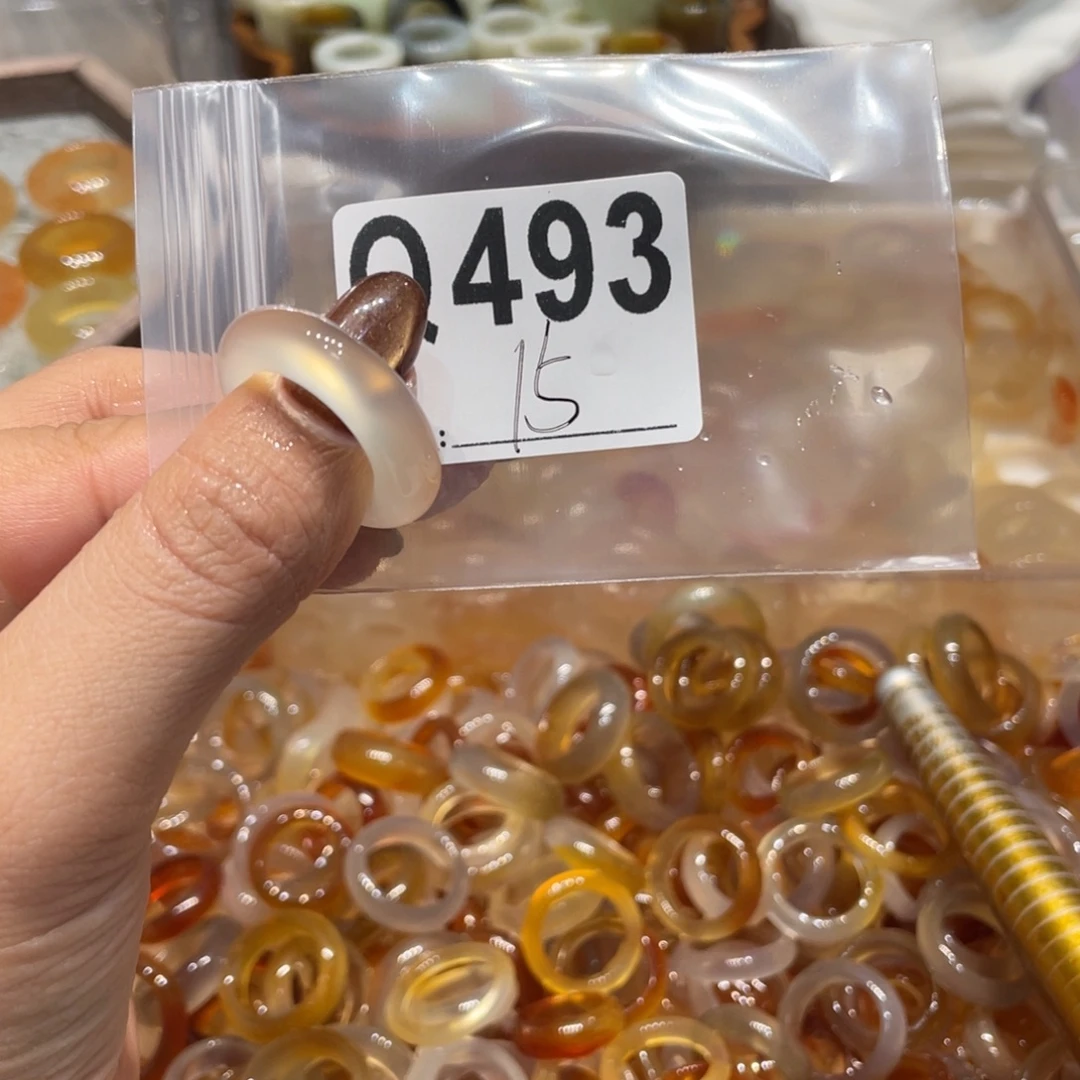 玛瑙/玉髓未镶嵌戒指493