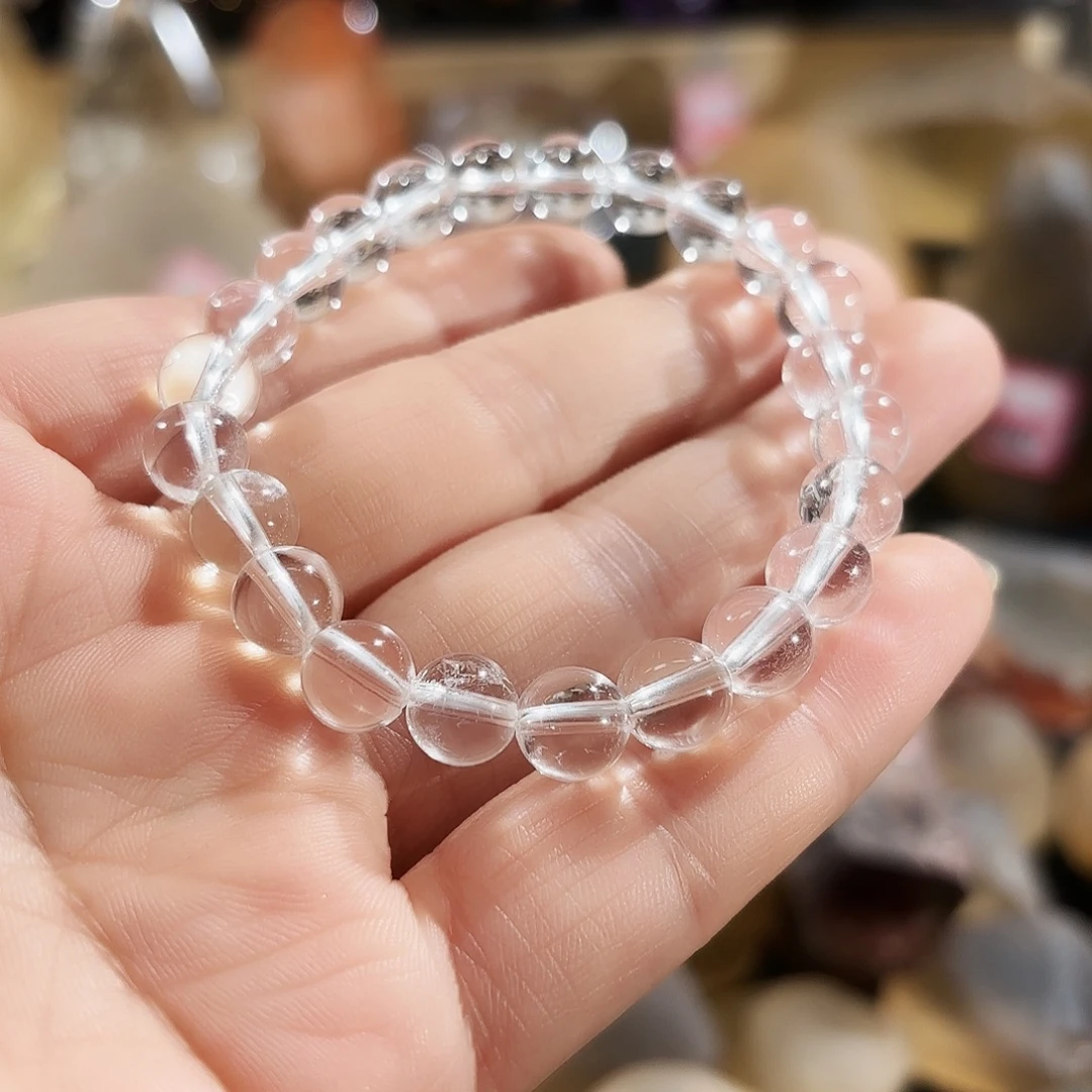 未镶嵌手链水晶白水晶