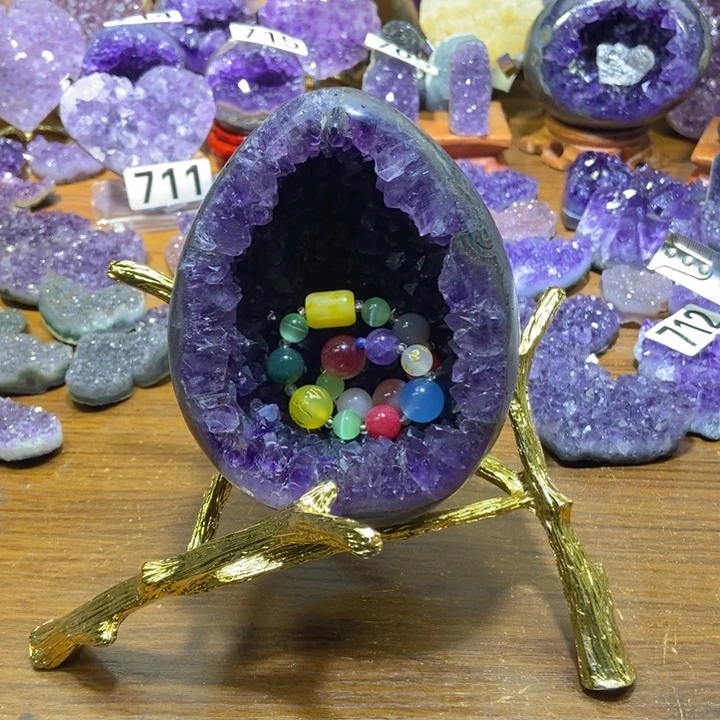 大型摆件（非配饰）紫晶未镶嵌