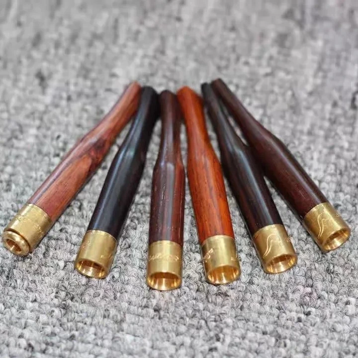 紫檀木小烟嘴木质文玩烟嘴可清洗过滤循环型烟嘴