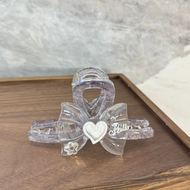 蝴蝶结爱心抓夹FJ1233