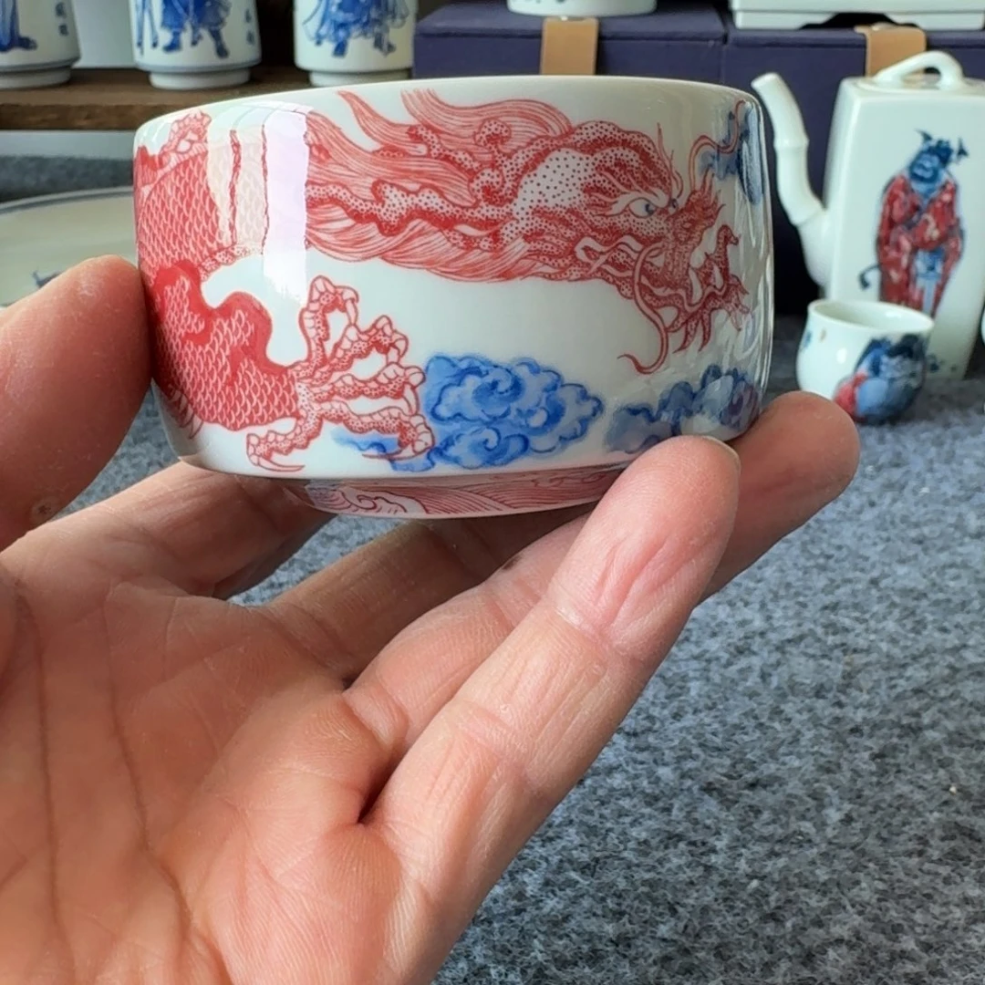 佬***k现代景德镇陶瓷手绘茶具现代景德镇陶瓷手绘茶具