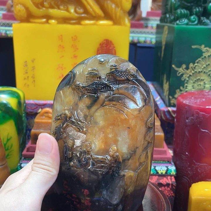 寿山石印石篆刻印章引首章闲章姓名章生日礼物