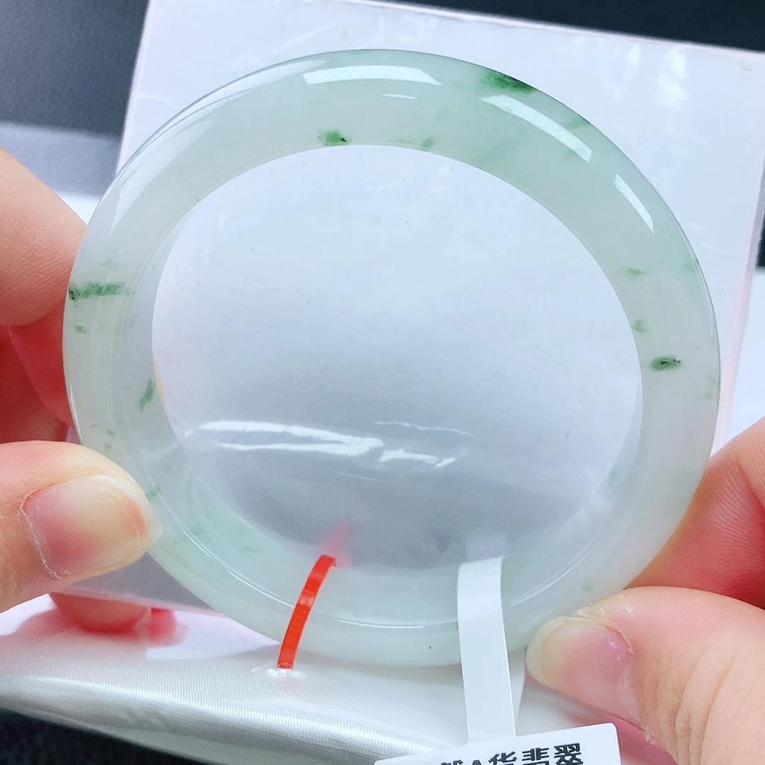 未镶嵌手镯翡翠55圈