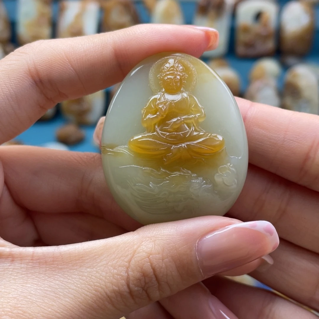 和田玉颈饰未镶嵌