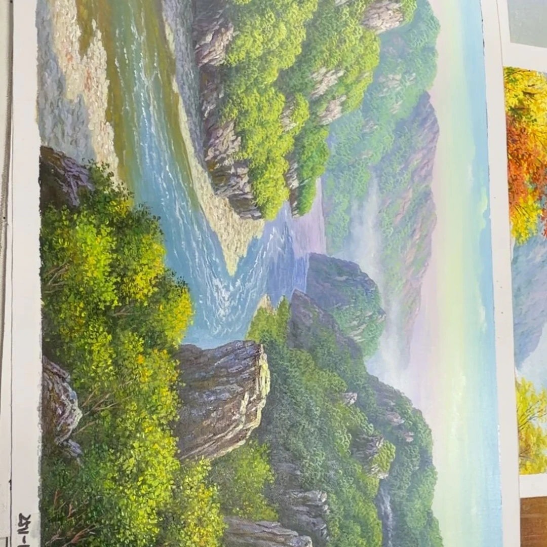 油画我的小伙伴都在