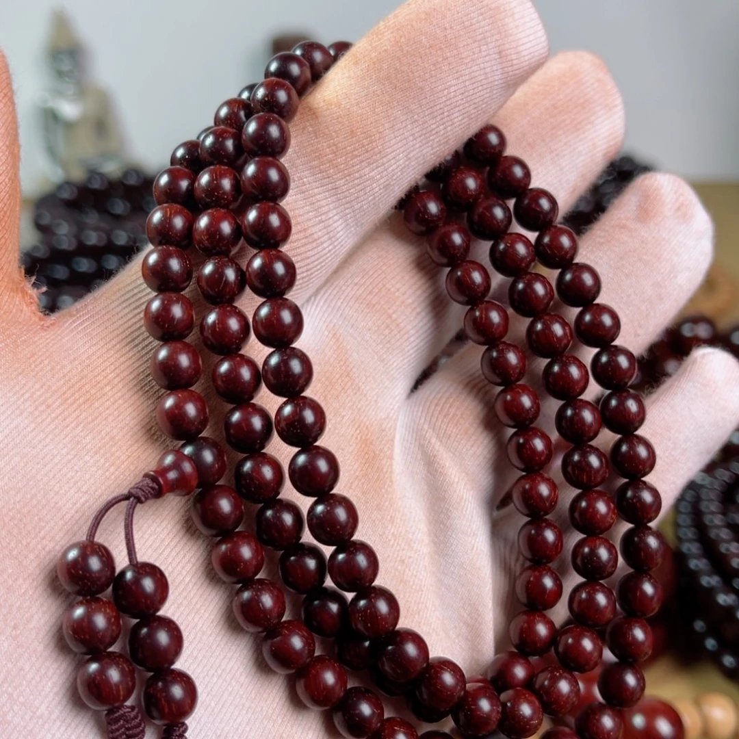 手串/手链小叶紫檀0.7高油密鳞底金星