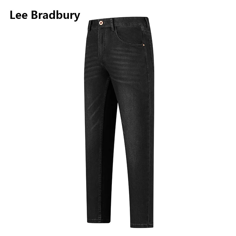 Lee Bradbury高端男士牛仔裤2025新款夏季款弹力直筒修身裤子欧货