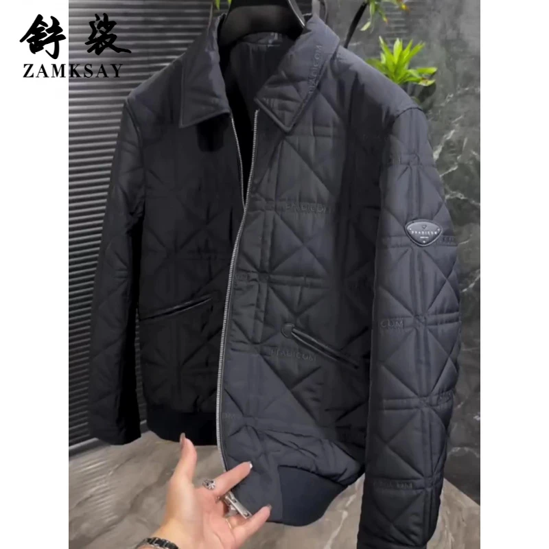 9181秋冬季男士新品翻领薄夹克外套高品质百搭轻奢时尚帅高级感