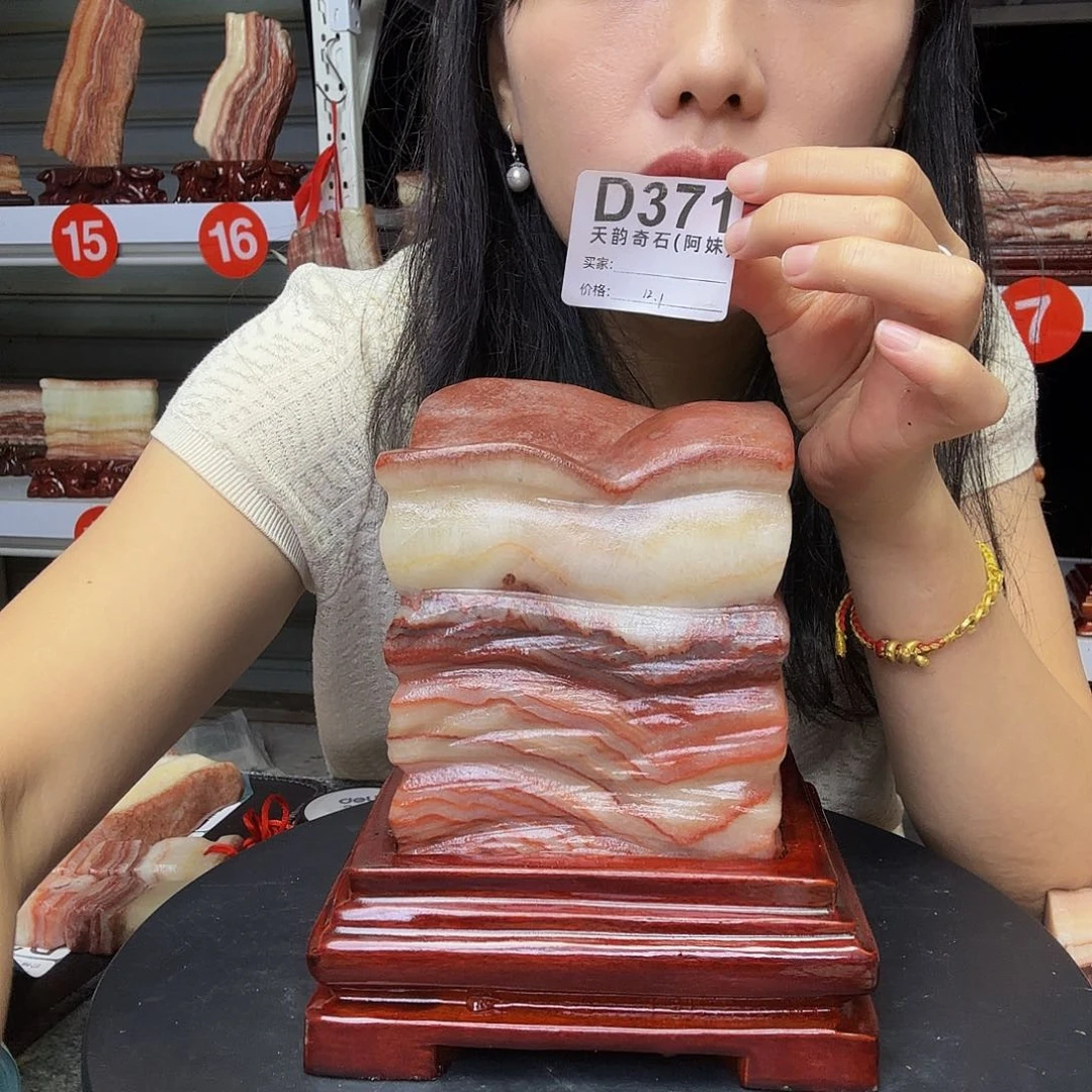 辛***蜂石材广西天然猪肉石头