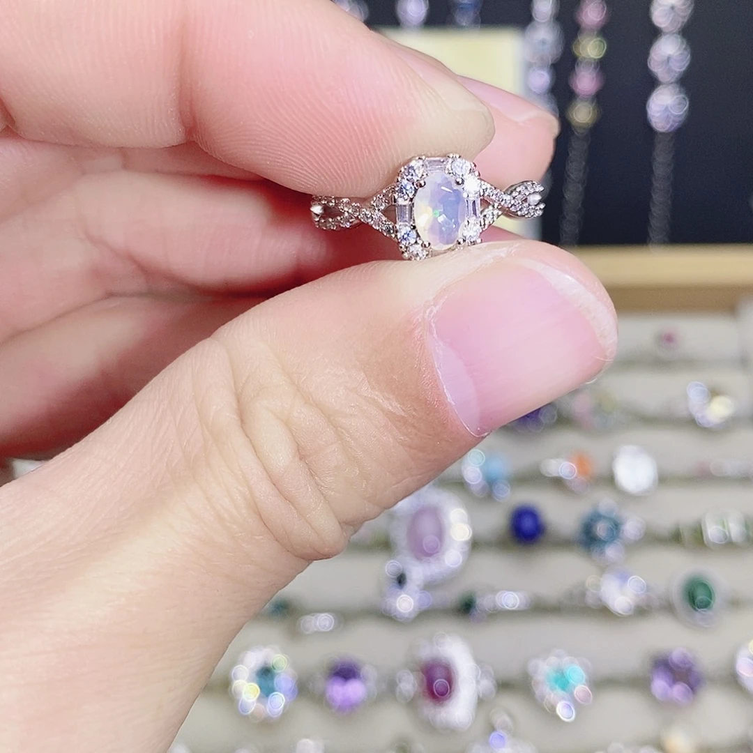 未镶嵌欧泊戒指458