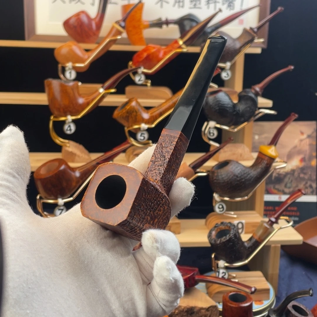 石楠木手工烟斗判官