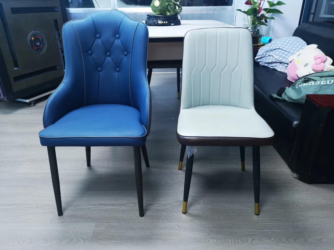 现代风格仿皮麻将椅子