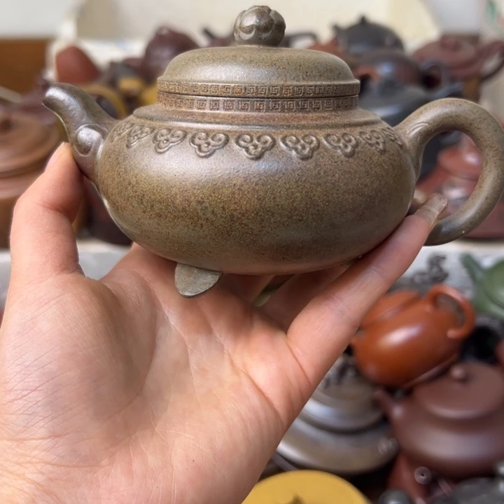 紫砂茶壶盖磕微瑕疵