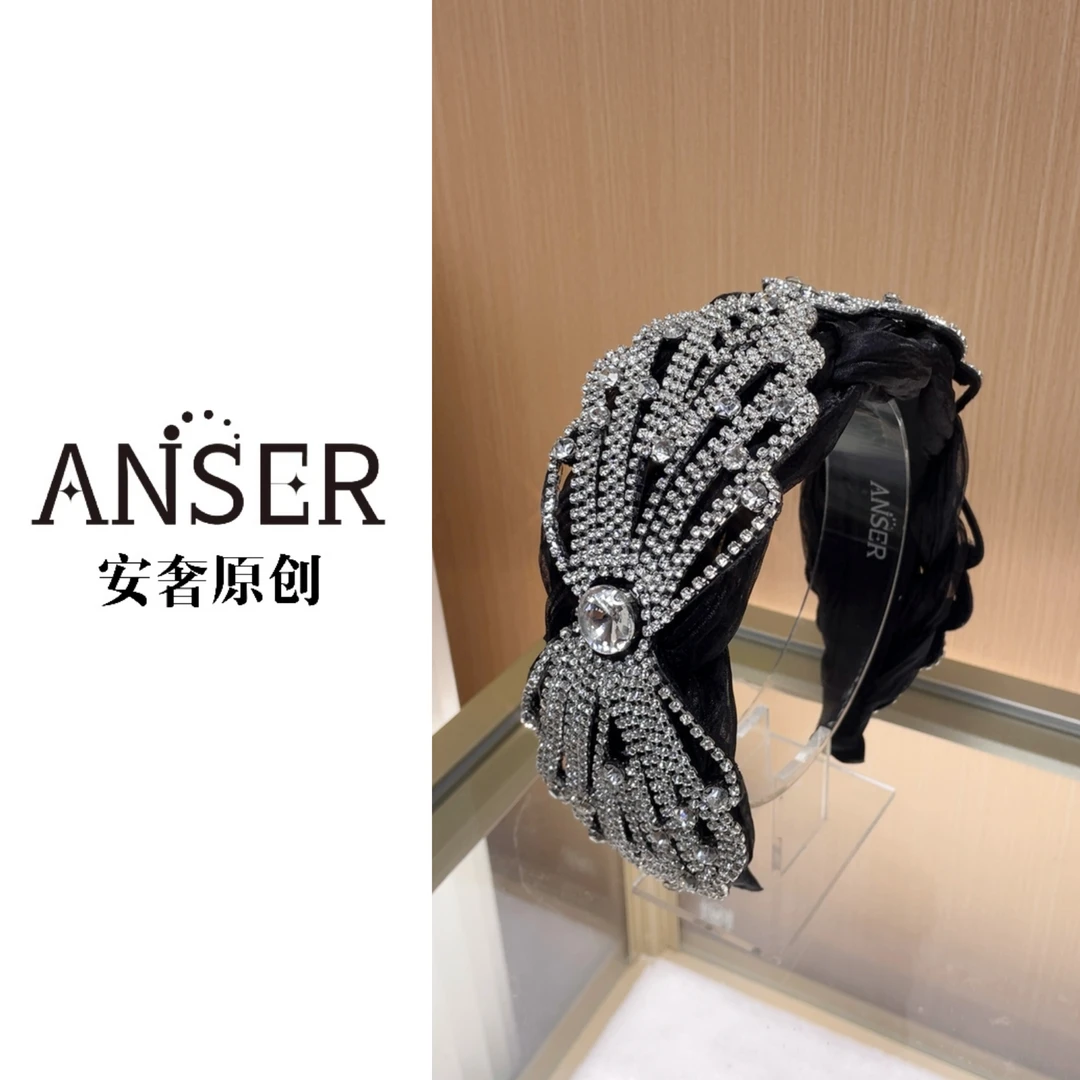 安奢原创【耶利亚】春夏新款日常发箍百搭简约高颅顶发箍外出时尚