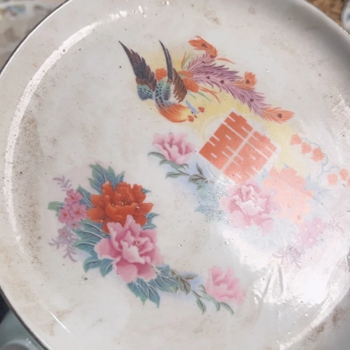 瓷片宁**远景德镇陶瓷一个