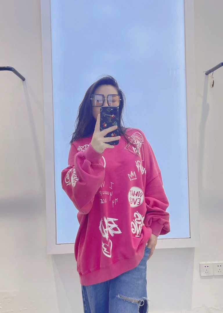 集合 链接卫衣时尚减龄春季重工圆领百搭休闲长袖