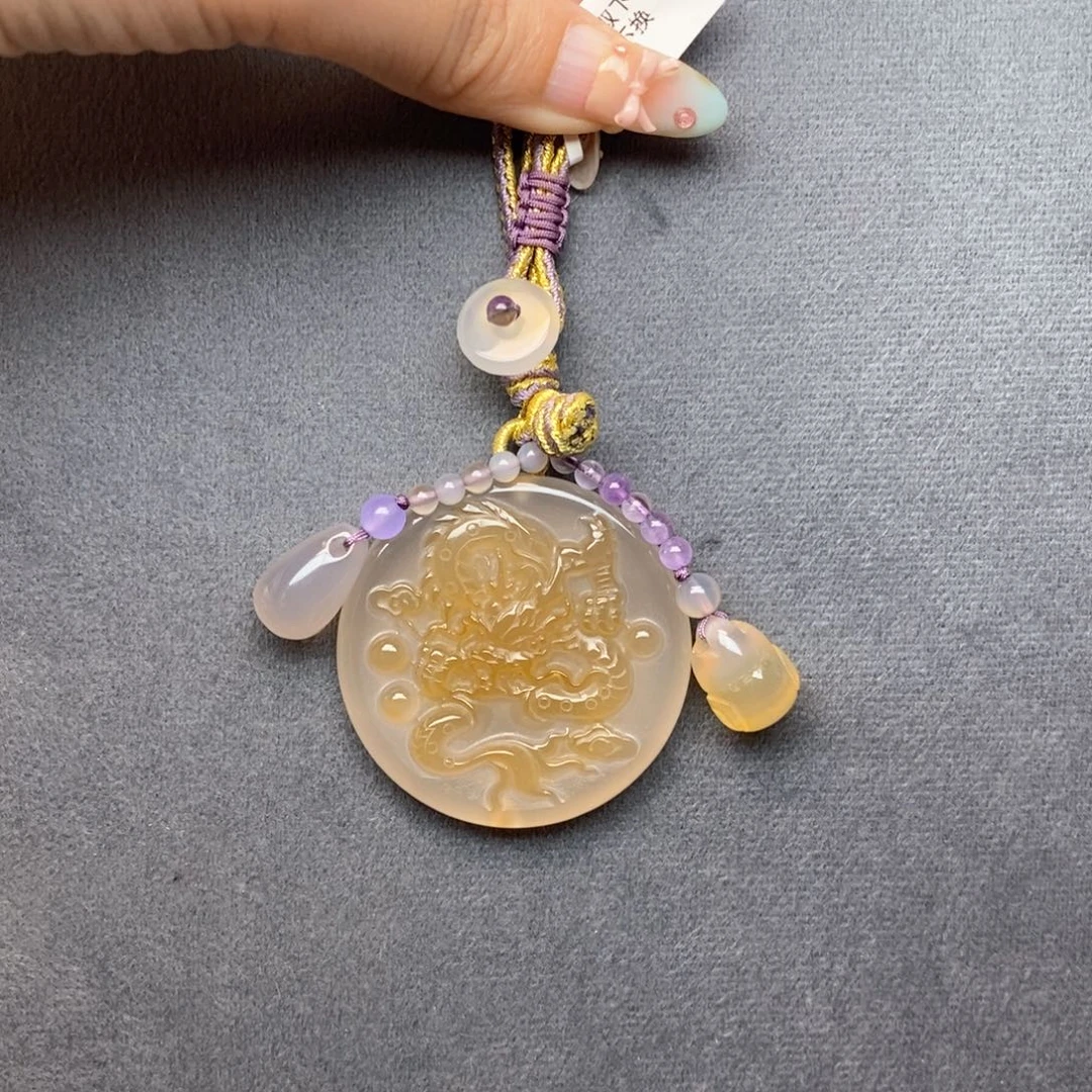 玛瑙/玉髓未镶嵌车挂