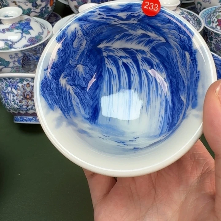 大帅景德镇纯手工手绘茶具233