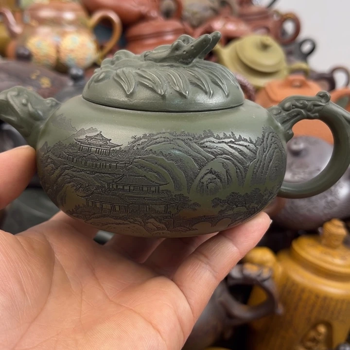 紫砂茶壶紫砂壶口磕碰