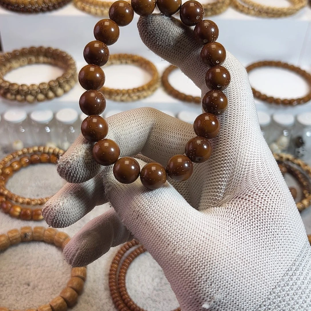 手串紫金鼠半实心光珠