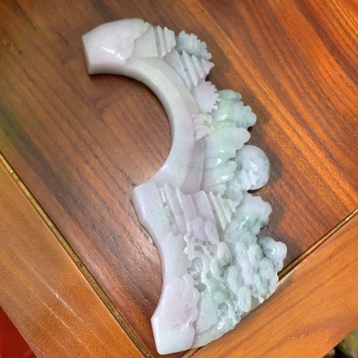 翡翠未镶嵌颈饰保真天然a货翡翠