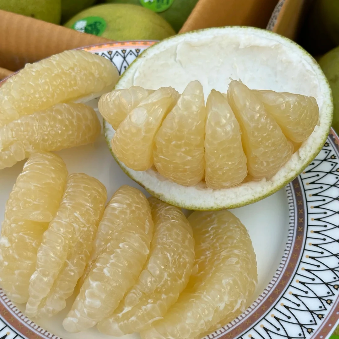 泰国白蜜柚新鲜水果蜜甜不苦不涩爆汁顺丰