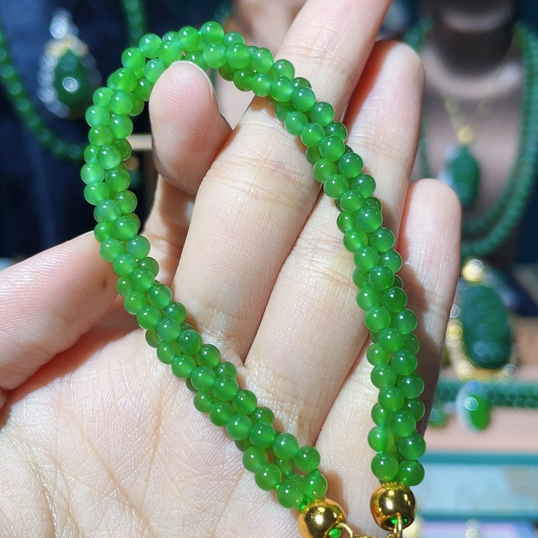 和田玉（碧玉）未镶嵌手串