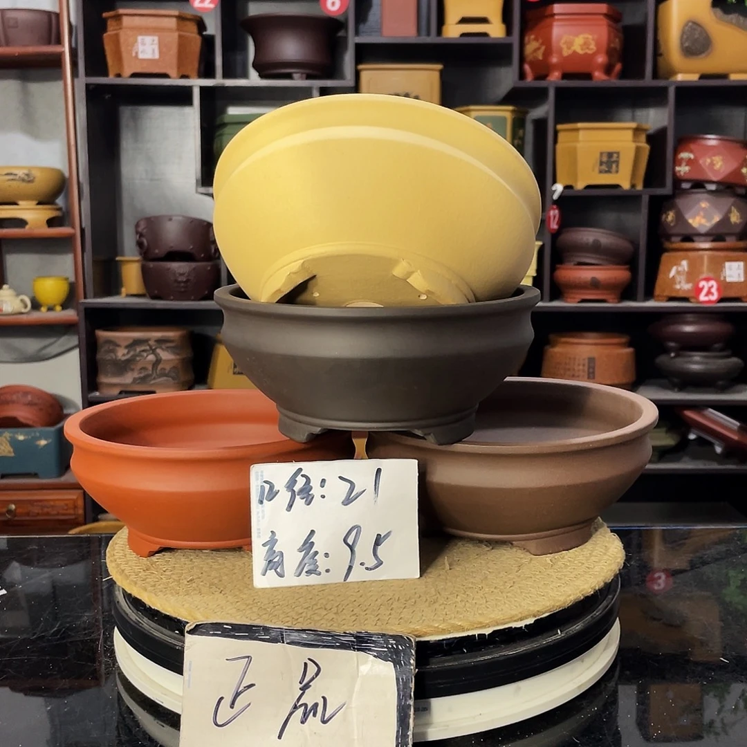 D-盆尚好紫砂花盆