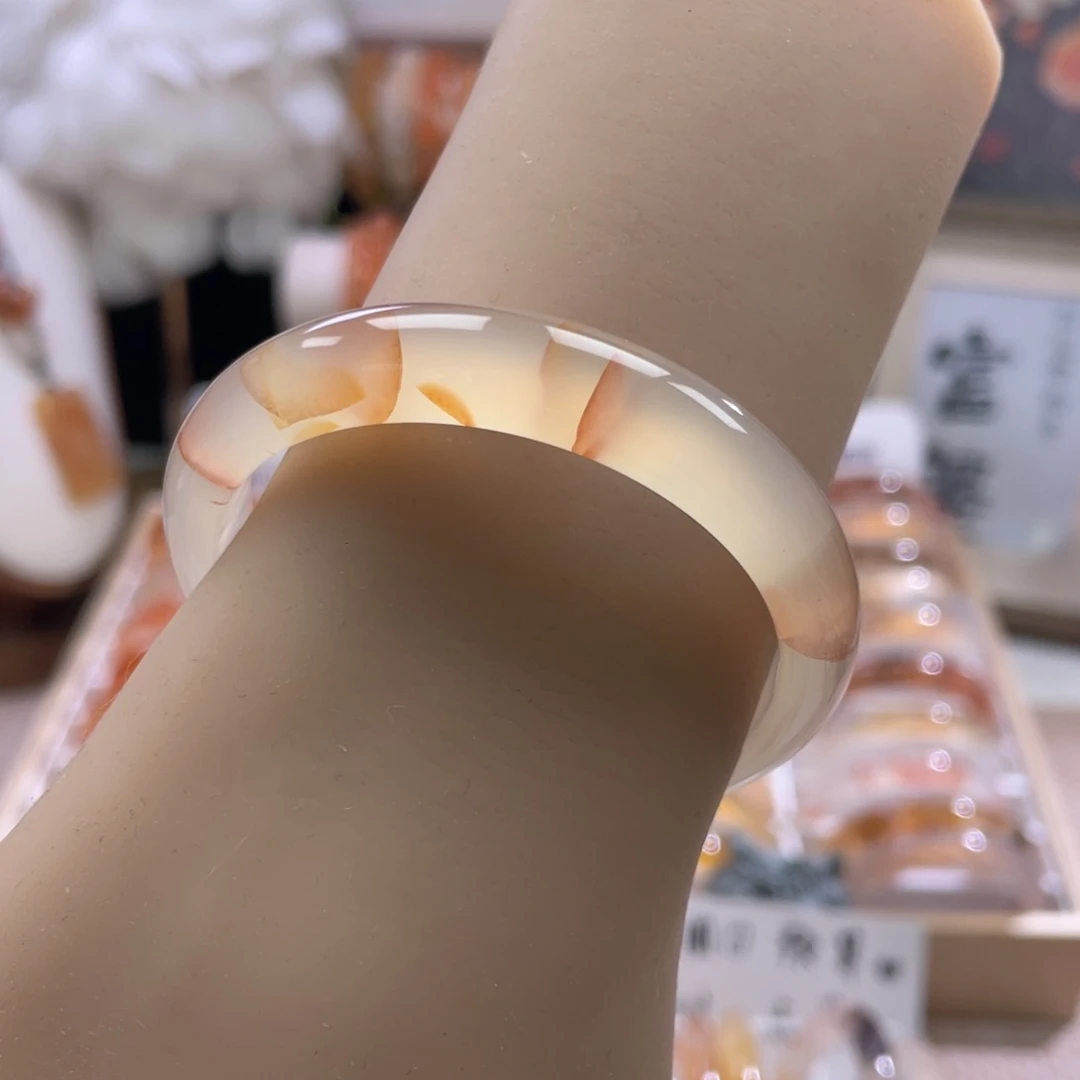 玛瑙/玉髓未镶嵌手镯51.5mm