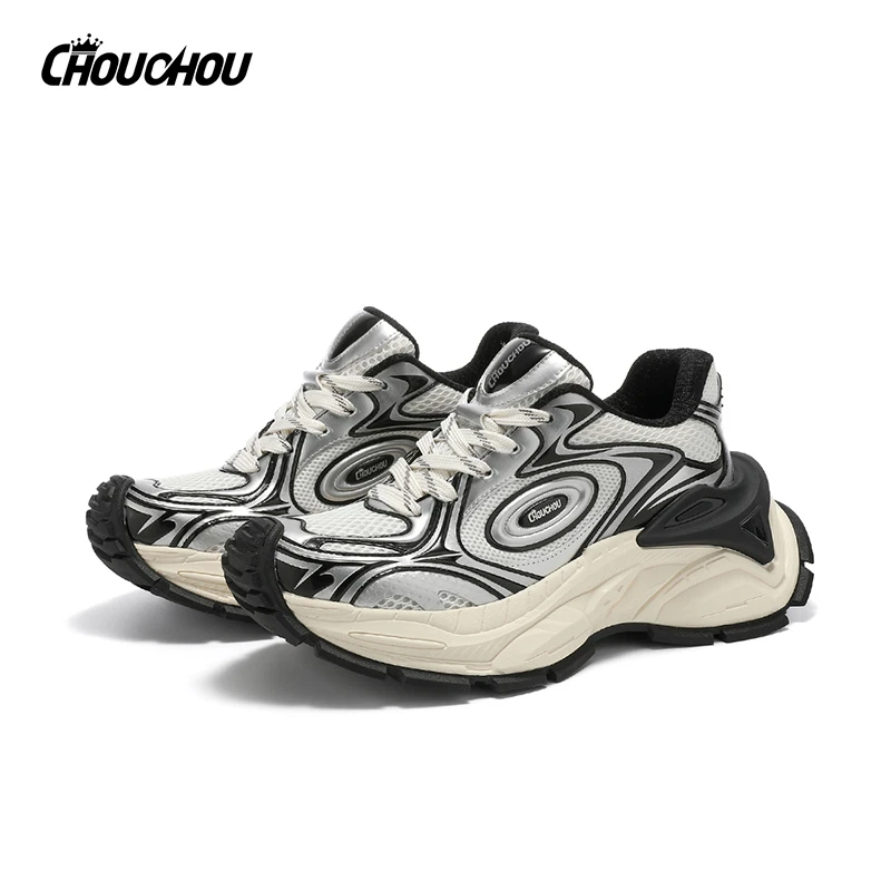 【周杰伦设计】【龙拳系列】男女同款内增高老爹鞋厚底复古情侣运动鞋