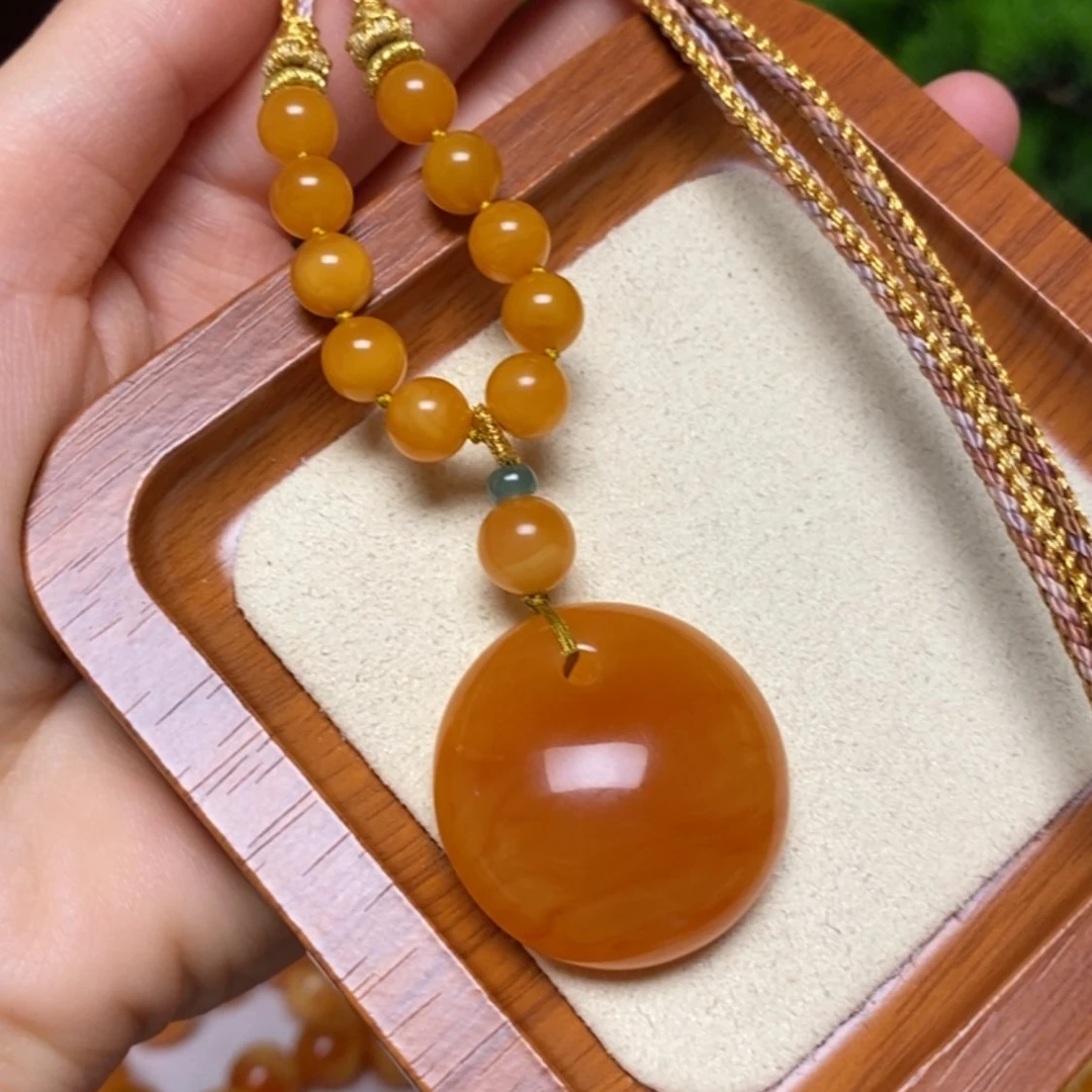 【闪购商品】未镶嵌颈饰蜜蜡项链
