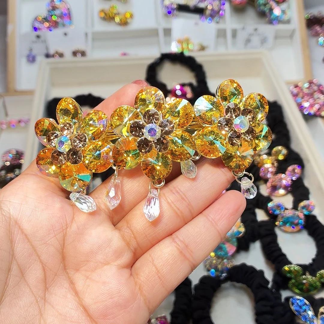 布艺铁合金发饰发夹发夹