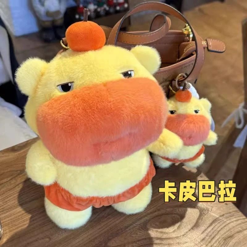 卡皮巴拉水豚噜噜毛绒玩具公仔玩偶可爱布娃娃儿童送生日礼物女生