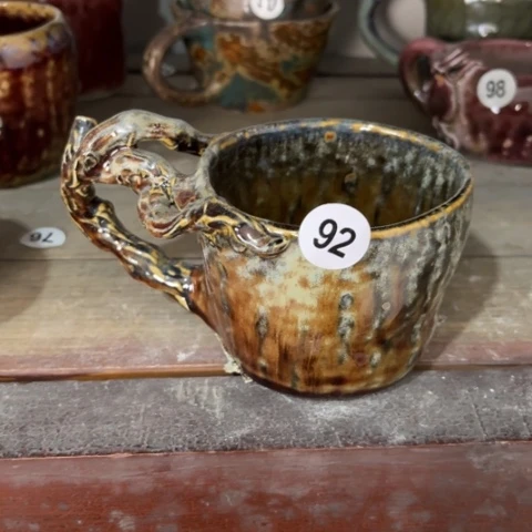 盘熠樹日式手捏餐具茶具