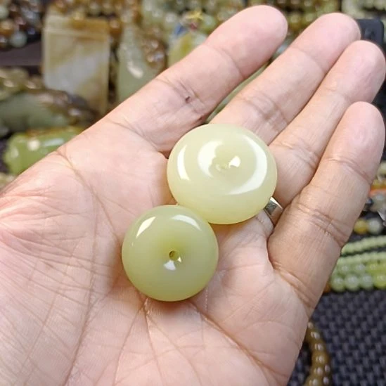 萌***萌和田玉未镶嵌吊坠(不含链)