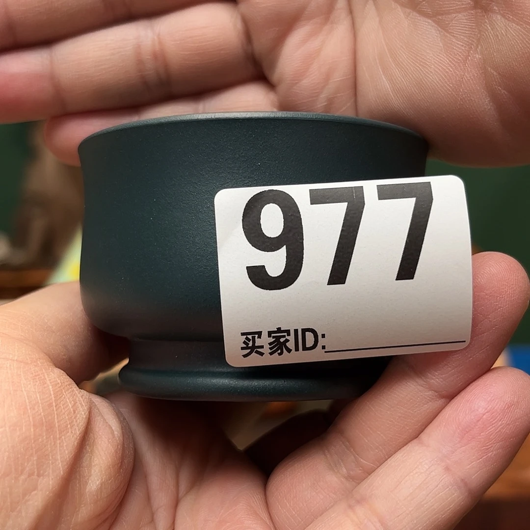 茶杯紫砂绿泥杯子