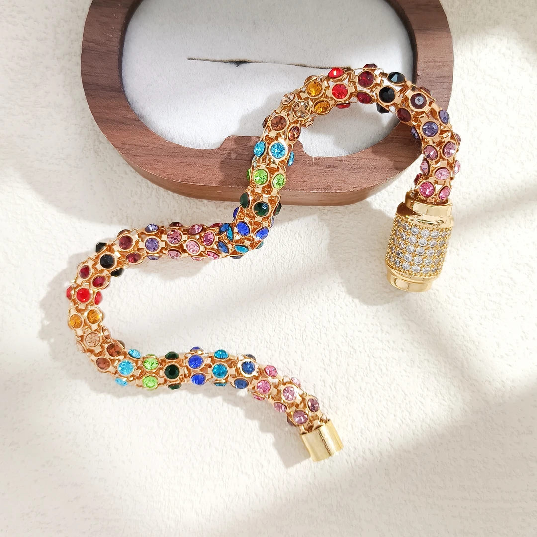 铜合金合成锆石手链 PY-38326 手链百搭时尚精致复古简约