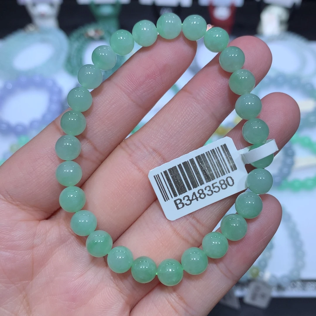 翡翠未镶嵌手串天然