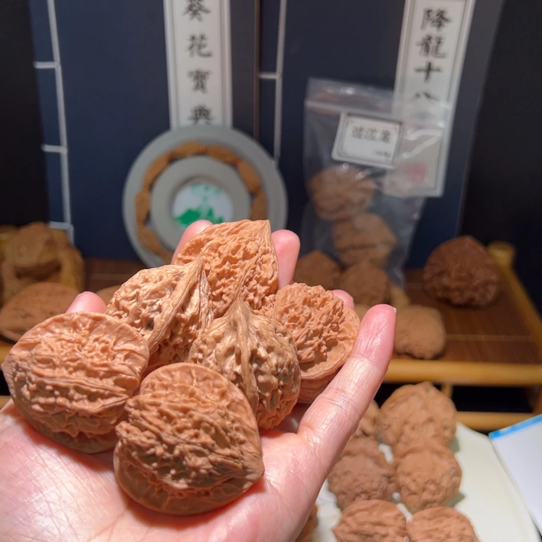 山***雨文玩核桃把件无底洞，菠萝蜜，山桃福利大礼包