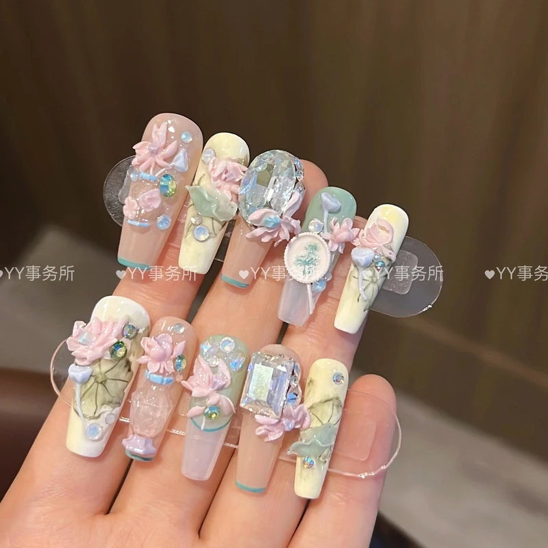 听荷05下单后联系客服改发货时间否则无法制作国风穿戴甲