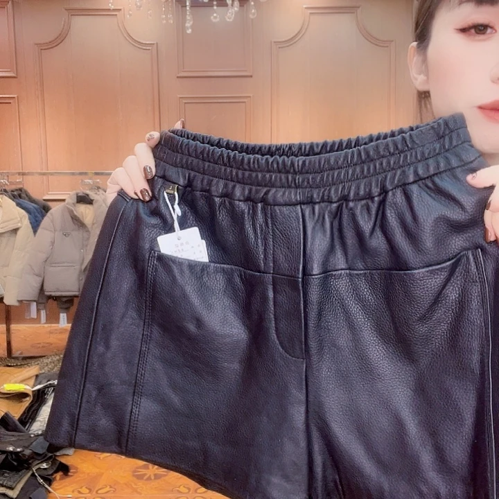 90……110斤皮短裤，
