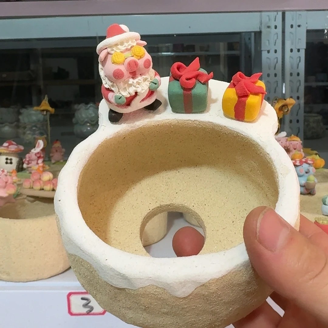 厂家直销手工花盆摆件