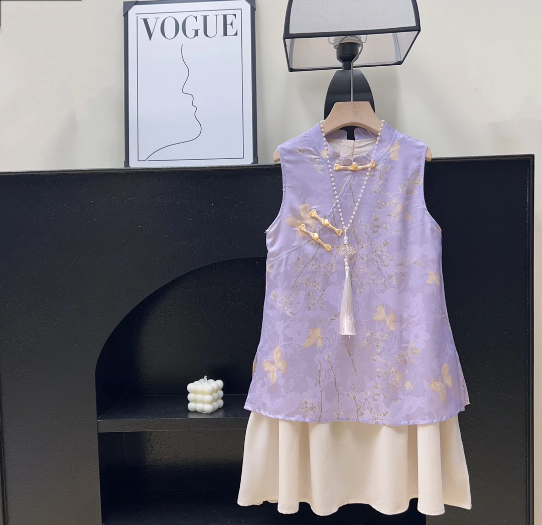 【实体品质】292~女童新中式国风连衣裙~