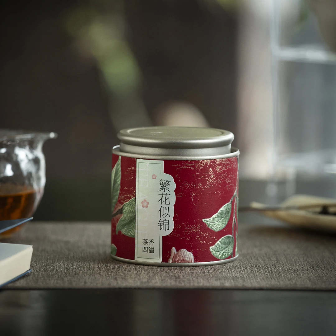 桃之夭夭红茶玫瑰一级茶叶50g罐装茶叶罐散装茶