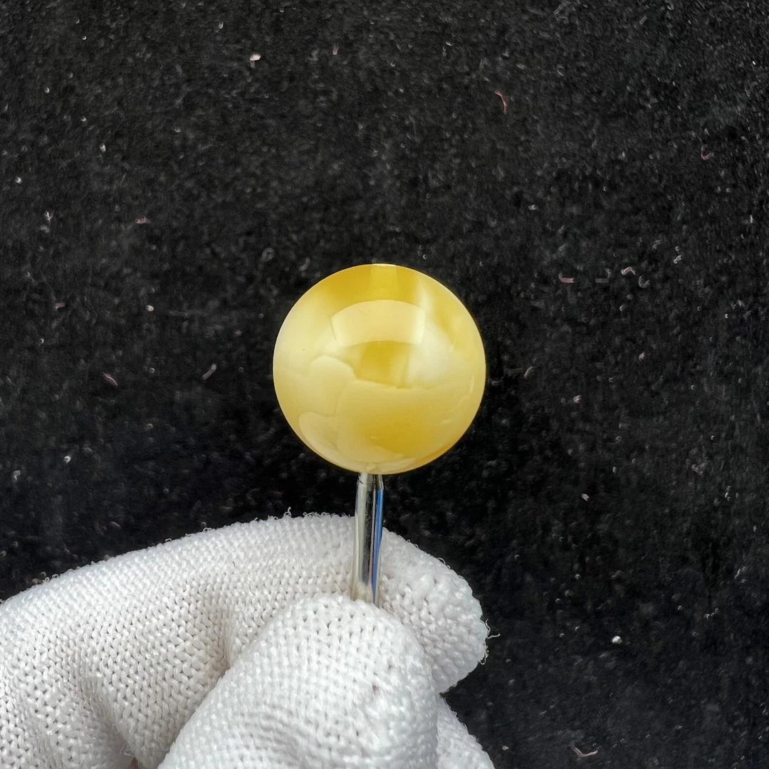 Y8142天然蜜蜡散珠 2.5克/16.4mm 支持复检假一罚四